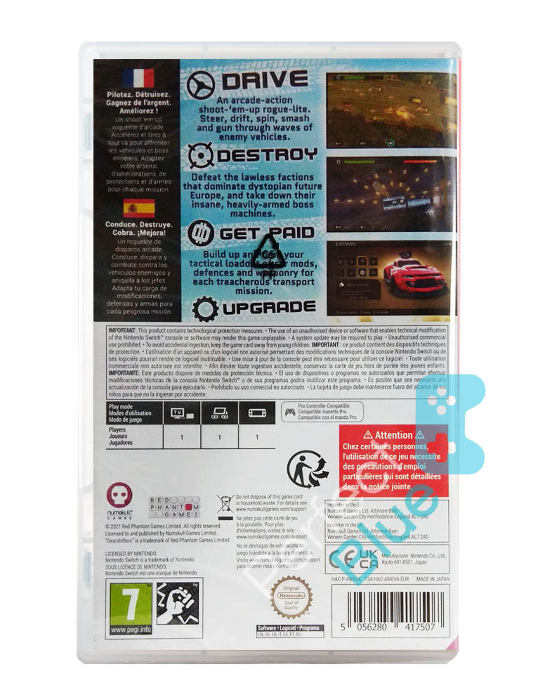 gra nintendo switch gearshifters