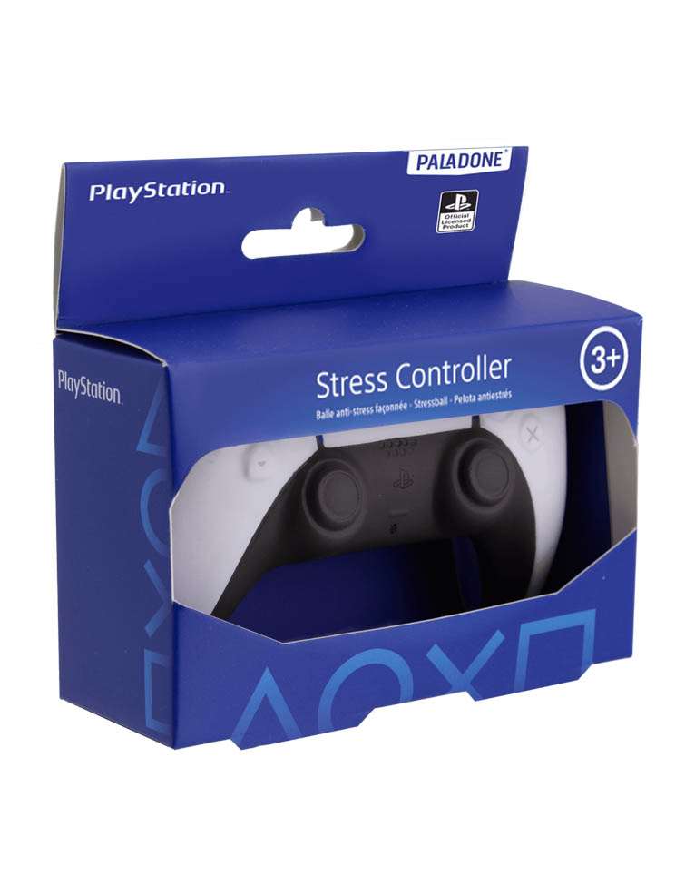 gadżet gniotek antystresowy / playstation dualsense biały