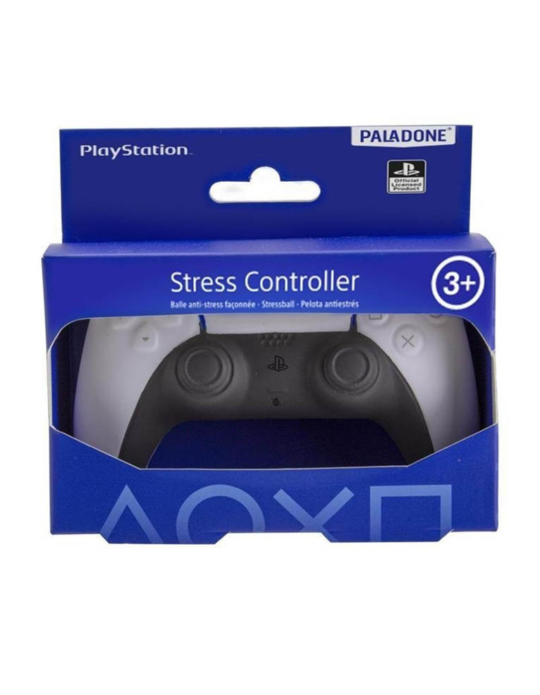 gadżet gniotek antystresowy / playstation dualsense biały