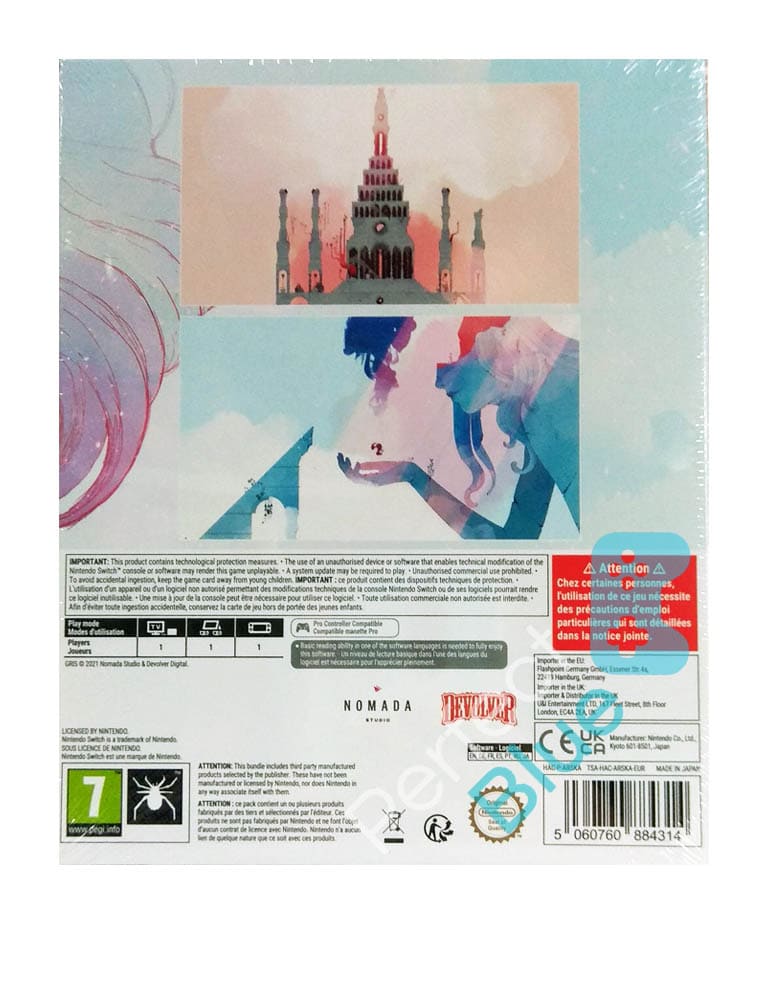 gra nintendo switch gris collector's edition