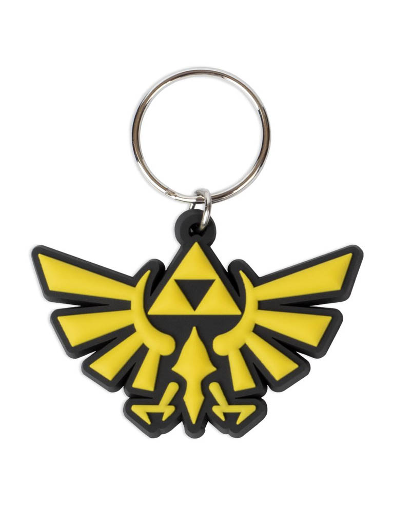 gadżet / gumowy brelok / zelda triforce