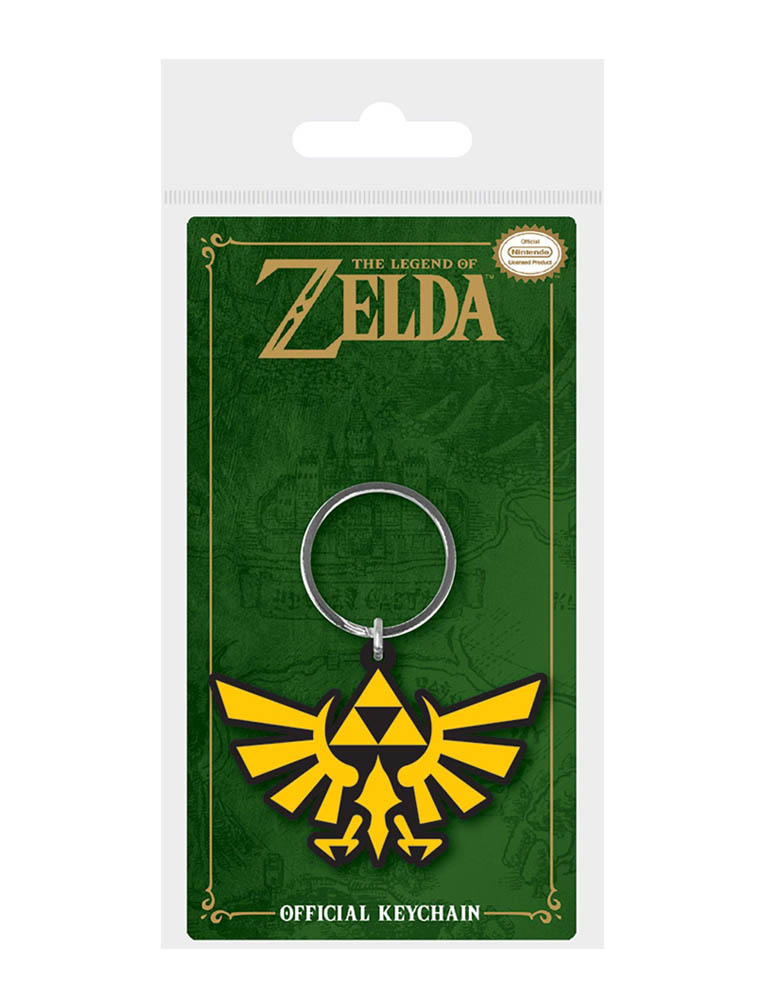 gadżet / gumowy brelok / zelda triforce