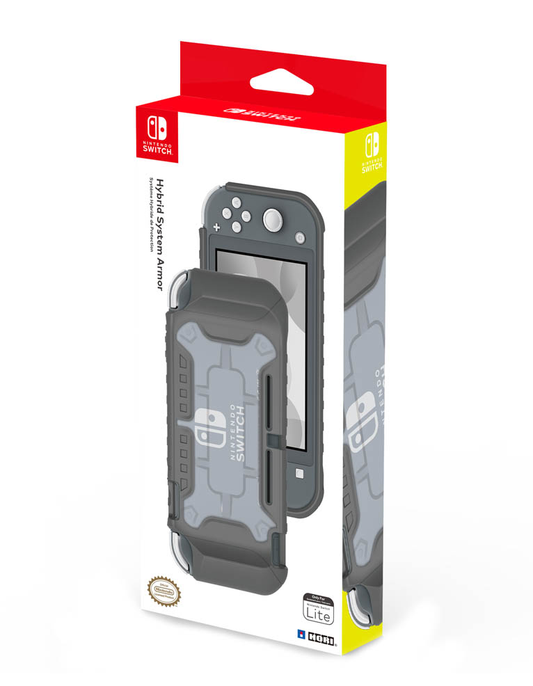 hori etui pokrowiec / hybrid system armor szary / nintendo switch lite