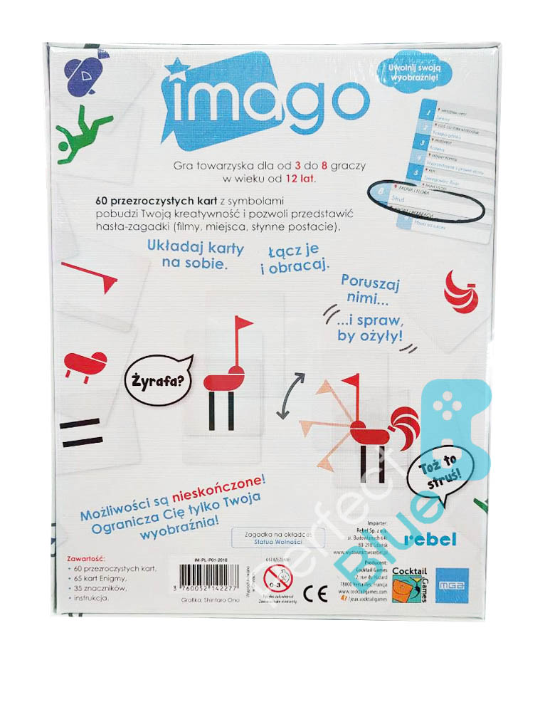 gra towarzyska / planszowa / rebel / imago / 3 8 graczy
