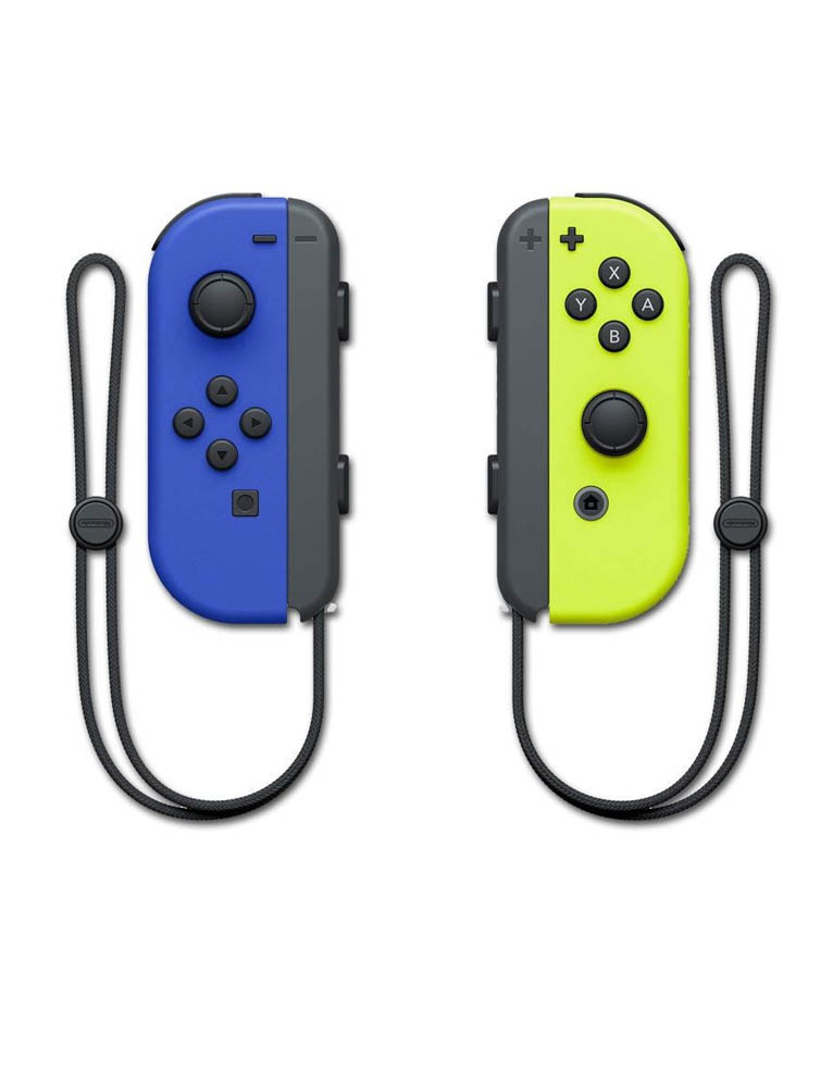kontrolery nintendo switch joy con neon blue yellow niebieski i Żółty