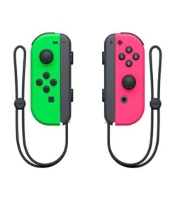 kontrolery nintendo switch joy con neon green pink zielony i różowy