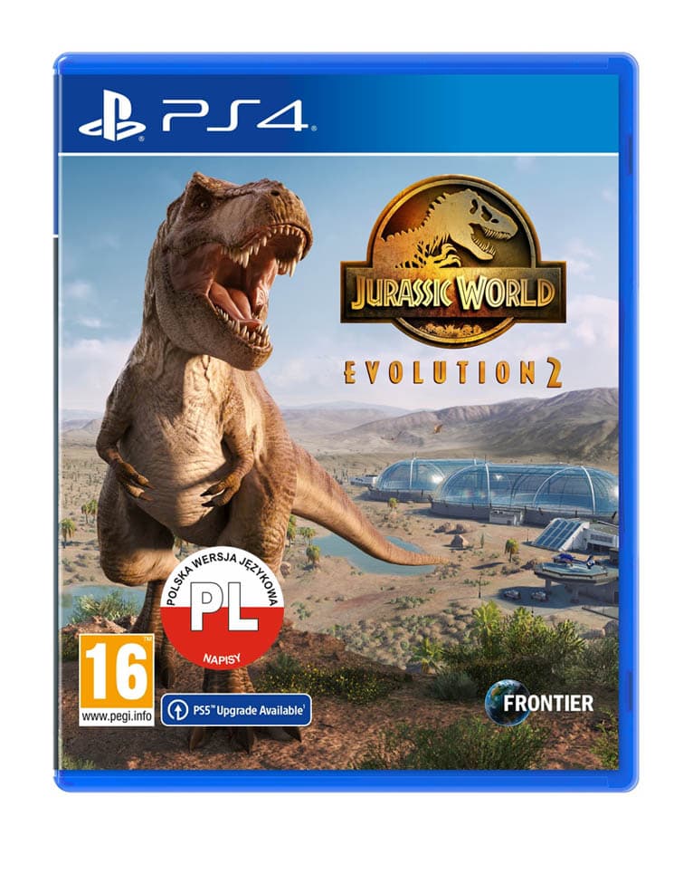 gra ps4 / + ps5 upgrade / jurassic world evolution 2