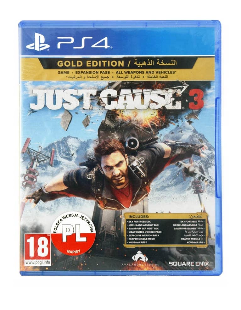 gra ps4 just cause 3 gold edition pl