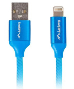 niebieski kabel usb lightning iphone 5/6/7/8/x 1.8 metra