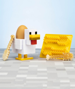 gadżet podstawka na jajko + krajalnica do 2 tostów / minecraft
