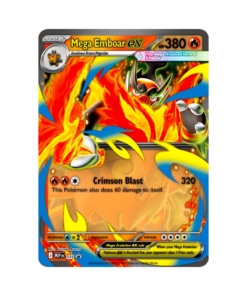 karty pokemon tcg ascended heroes mega emboar ex box / zestaw 4 boosterów