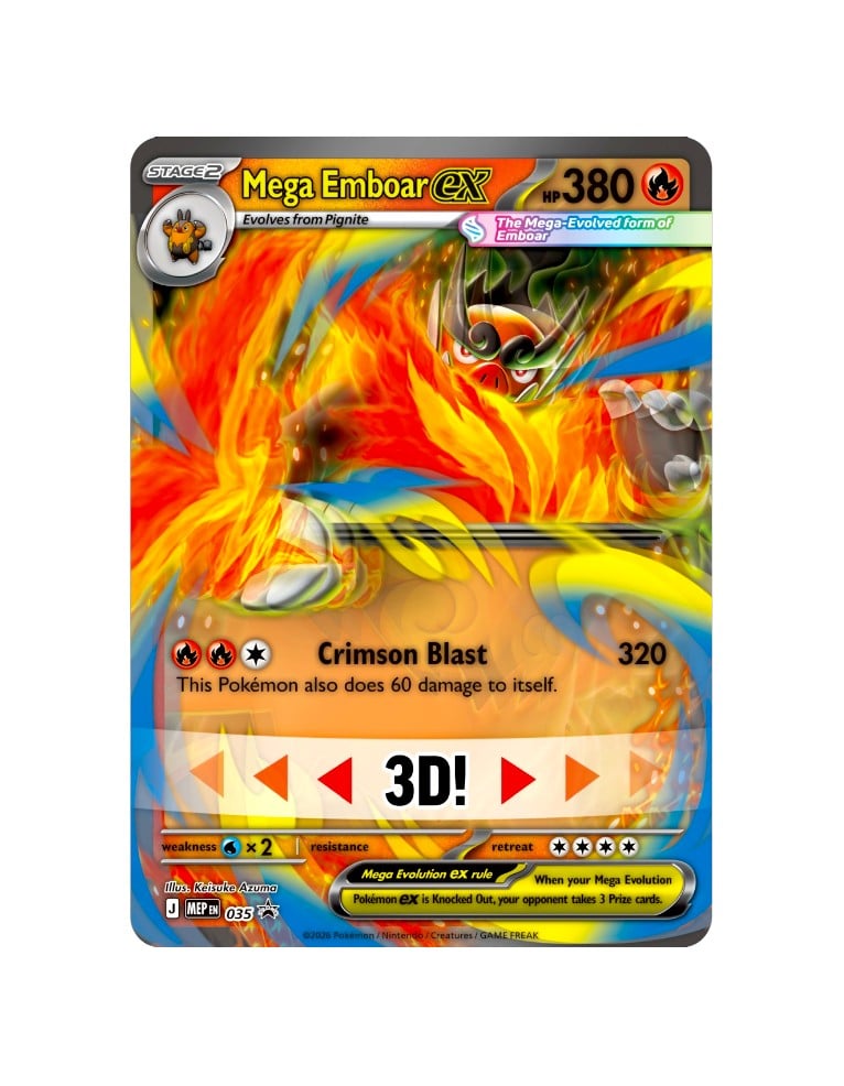 karty pokemon tcg ascended heroes mega emboar ex box / zestaw 4 boosterów