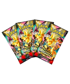 karty pokemon tcg ascended heroes mega feraligatr ex box / zestaw 4 boosterów