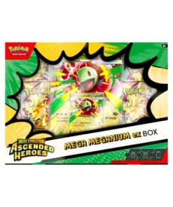 karty pokemon tcg ascended heroes mega meganium ex box / zestaw 4 boosterów