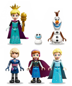 klocki lego disney frozen 43197 / lodowy zamek / 1709 elementów