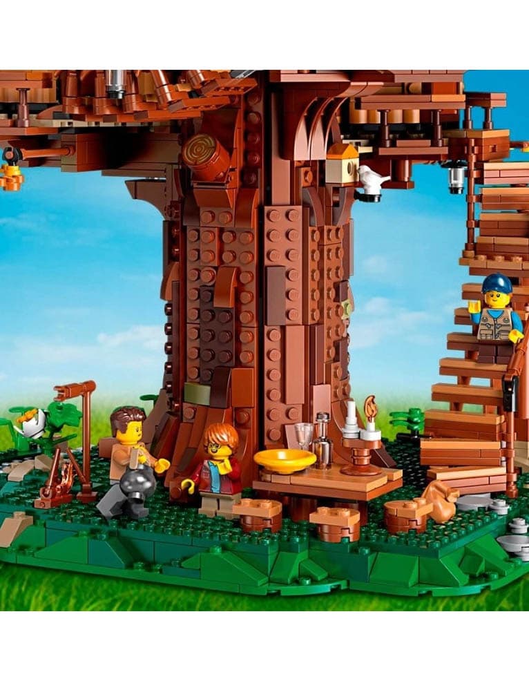 klocki lego ideas 21318 domek na drzewie