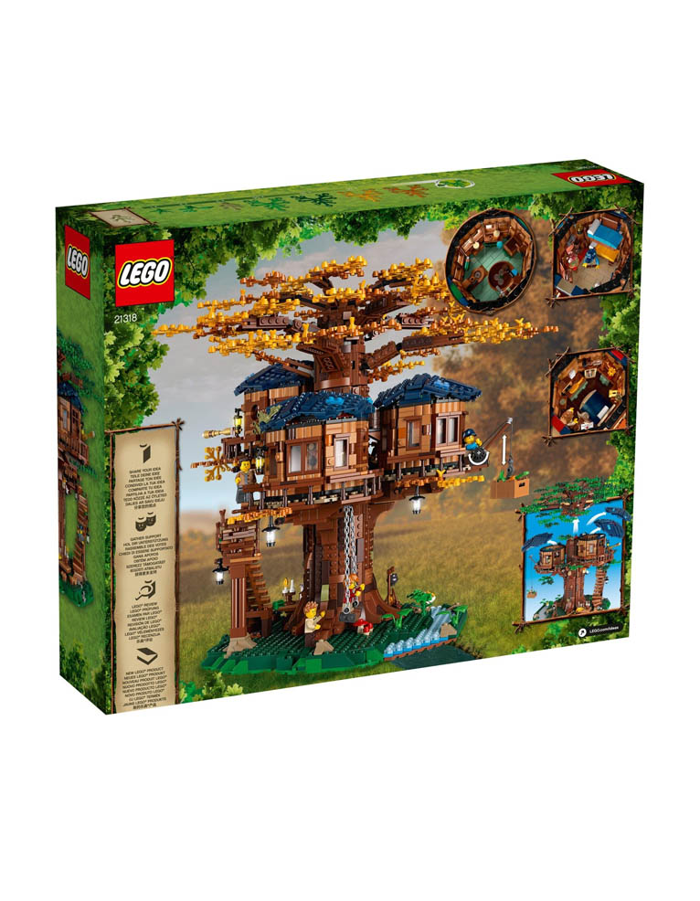 klocki lego ideas 21318 domek na drzewie
