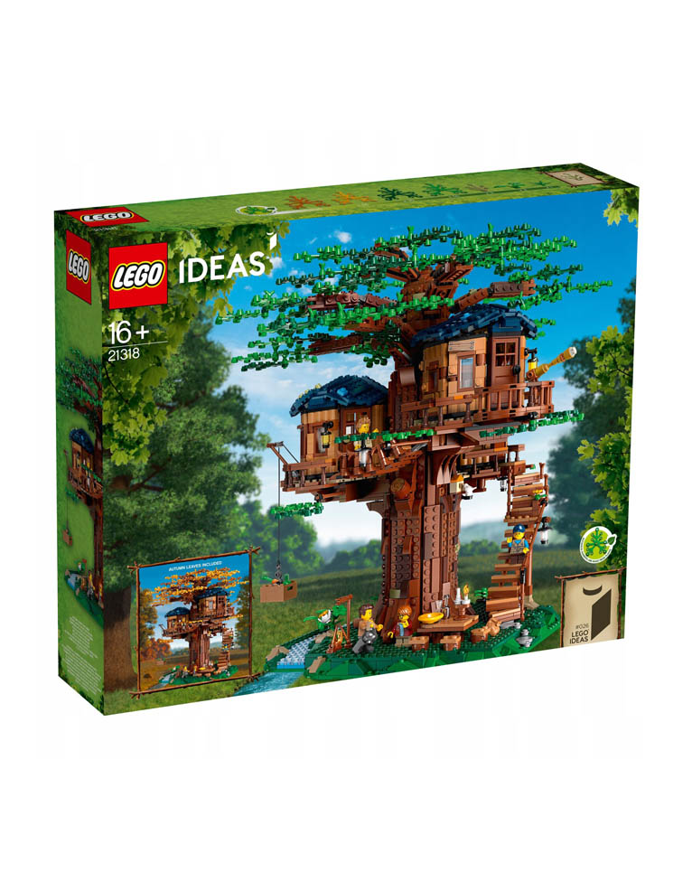 klocki lego ideas 21318 domek na drzewie