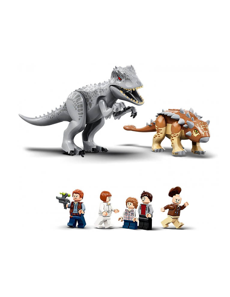 klocki lego jurassic world 75941 / indominus rex kontra ankyloza / 537 elementów