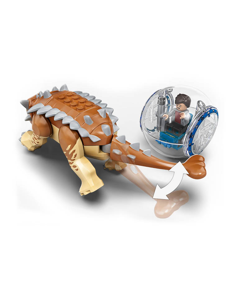 klocki lego jurassic world 75941 / indominus rex kontra ankyloza / 537 elementów