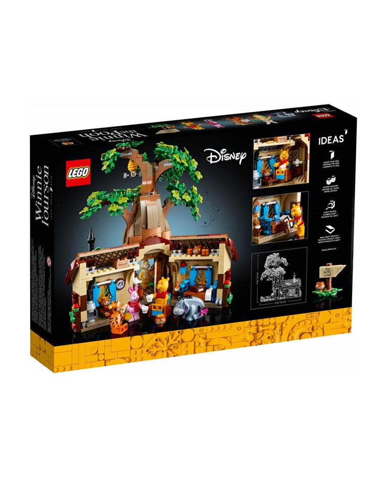klocki lego ideas 21326 / kubuś puchatek / 1265 elementów