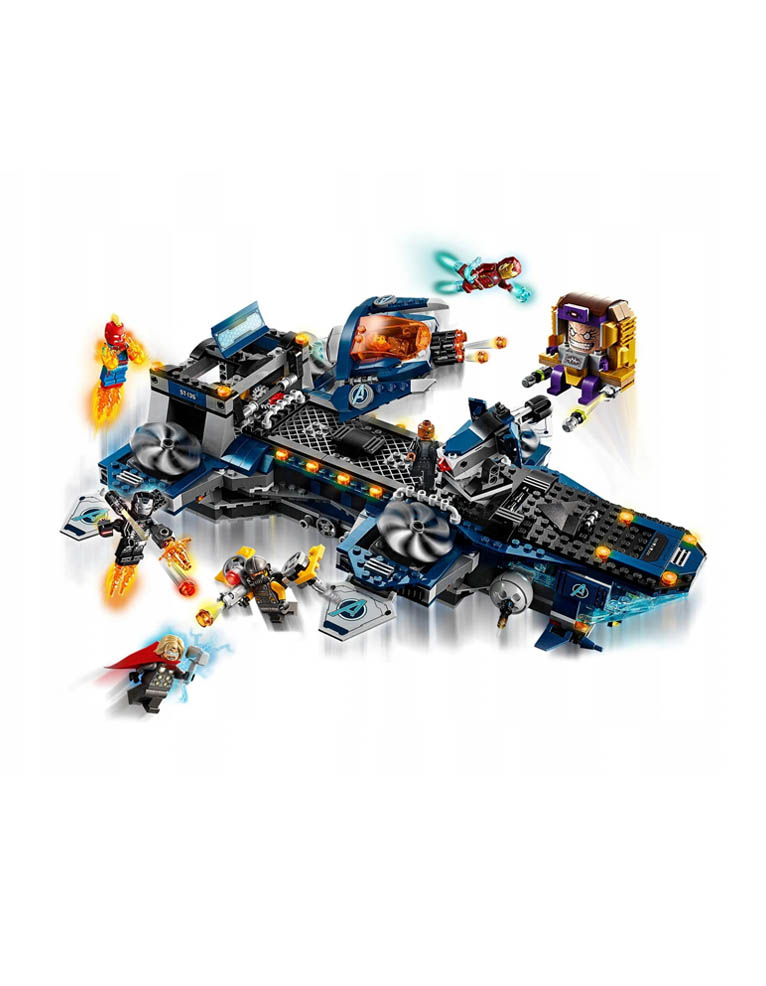 klocki lego marvel avengers 76153 / lotniskowiec avengersów / 1244 elementów