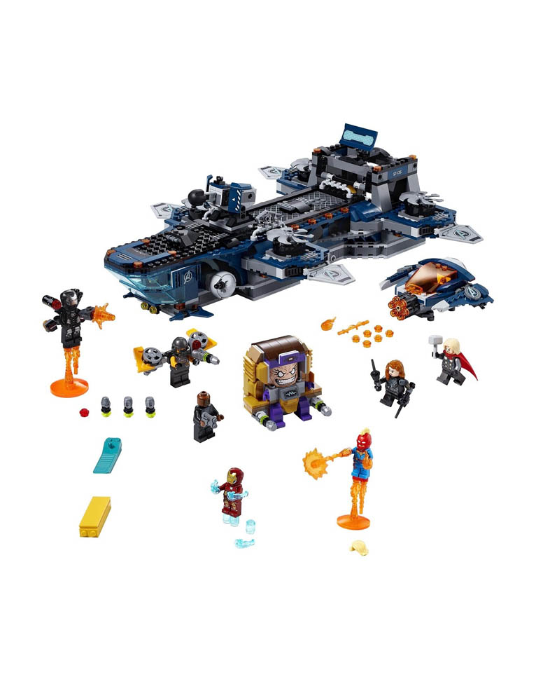 klocki lego marvel avengers 76153 / lotniskowiec avengersów / 1244 elementów
