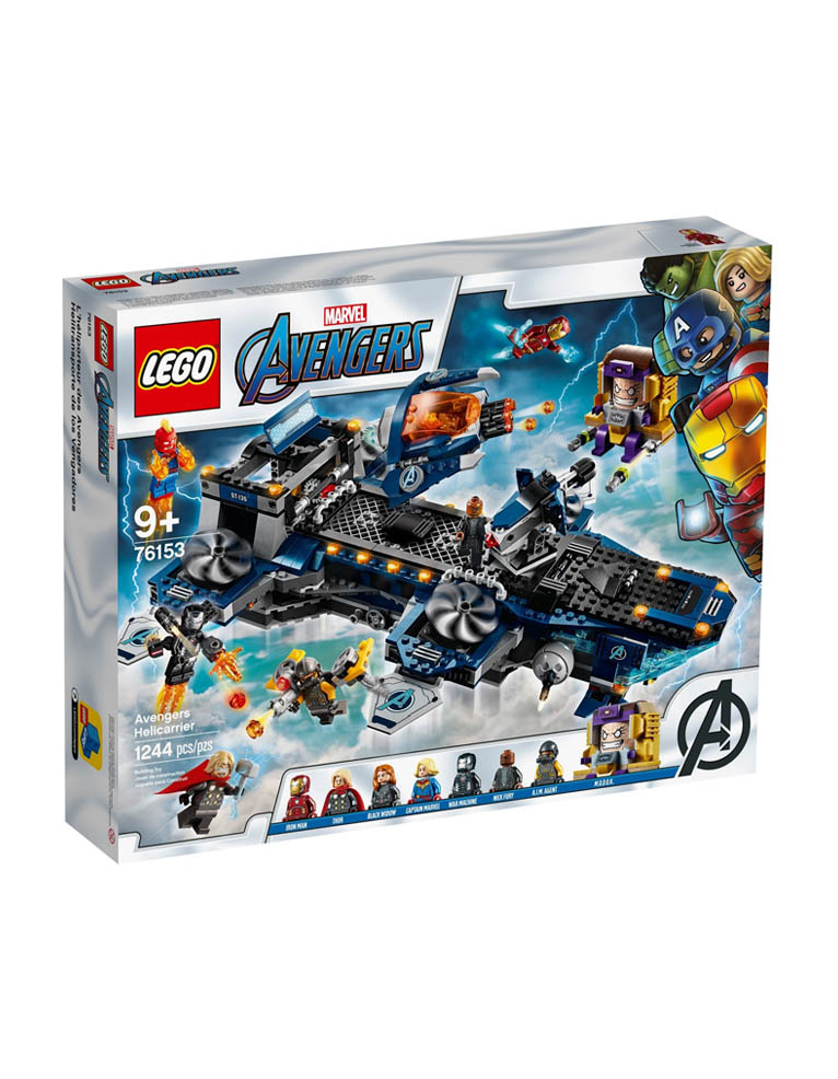 klocki lego marvel avengers 76153 / lotniskowiec avengersów / 1244 elementów