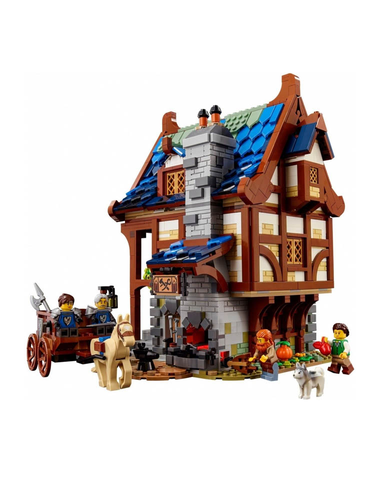 klocki lego ideas 21325 / Średniowieczna kuźnia / 2164 elementów