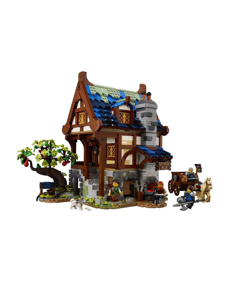 klocki lego ideas 21325 / Średniowieczna kuźnia / 2164 elementów