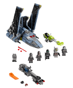 klocki lego star wars 75314 / prom szturmowy parszywej zgrai / 969 elementów