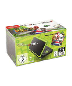konsola new nintendo 2ds xl black/lime + mario kart 7.