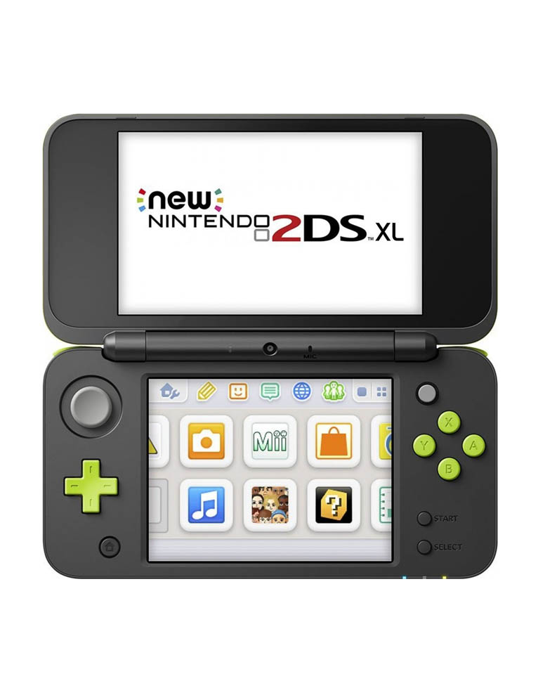 konsola new nintendo 2ds xl black/lime + mario kart 7.