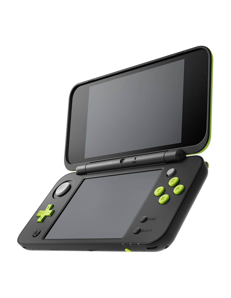 konsola new nintendo 2ds xl black/lime + mario kart 7.