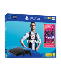 konsola sony playstation 4 ps4 silm 1tb 1000gb + fifa 19.