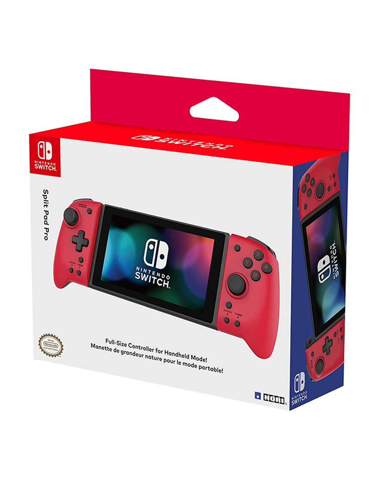hori kontroler split pad pro / czerwony / nintendo switch