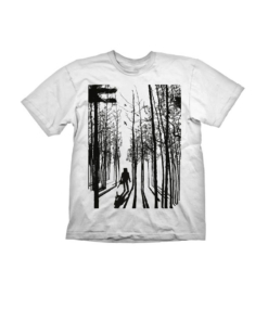 t shirt / koszulka woods resident evil / czarno biała / rozmiar s