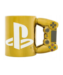 gadżet kubek playstation kontroler dualshock / złoty