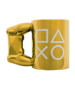 gadżet kubek playstation kontroler dualshock / złoty