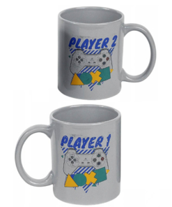 gadżet zestaw dwóch kubków player 1 oraz player 2