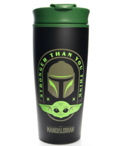 gadżet bidon / kubek podróżny the mandalorian / star wars / stronger than you think