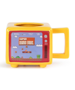 gadżet termoaktywny kubek w kształcie tv super mario bros.