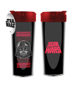 gadżet 2 w 1: bidon + kubek / star wars / darth vader