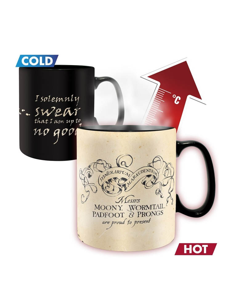 gadżet termoaktywny kubek harry potter / mapa huncwotów / 460 ml