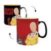 gadżet termoaktywny kubek / one punch man / saitama & garou