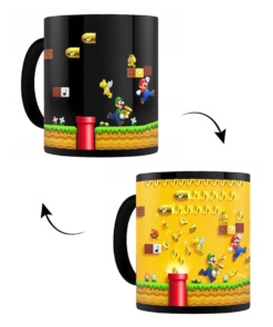 gadżet termoaktywny kubek super mario / gold coin rush