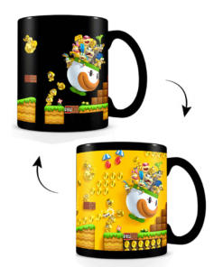 gadżet termoaktywny kubek super mario / gold coin rush
