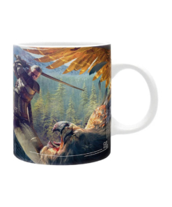 gadżet kubek wiedźmin 3 / geralt i gryf