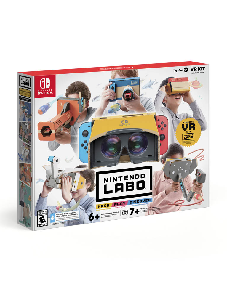 labo vr kit nintendo switch kompletny zestaw.