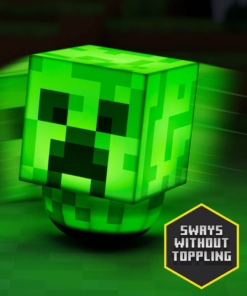 gadżet kołysząca się lampka minecraft creeper